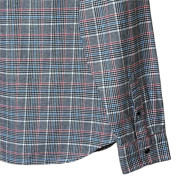 Old Navy‎ Flannel Button Front Shirt Plaid Mens Large - Picture 5 of 8